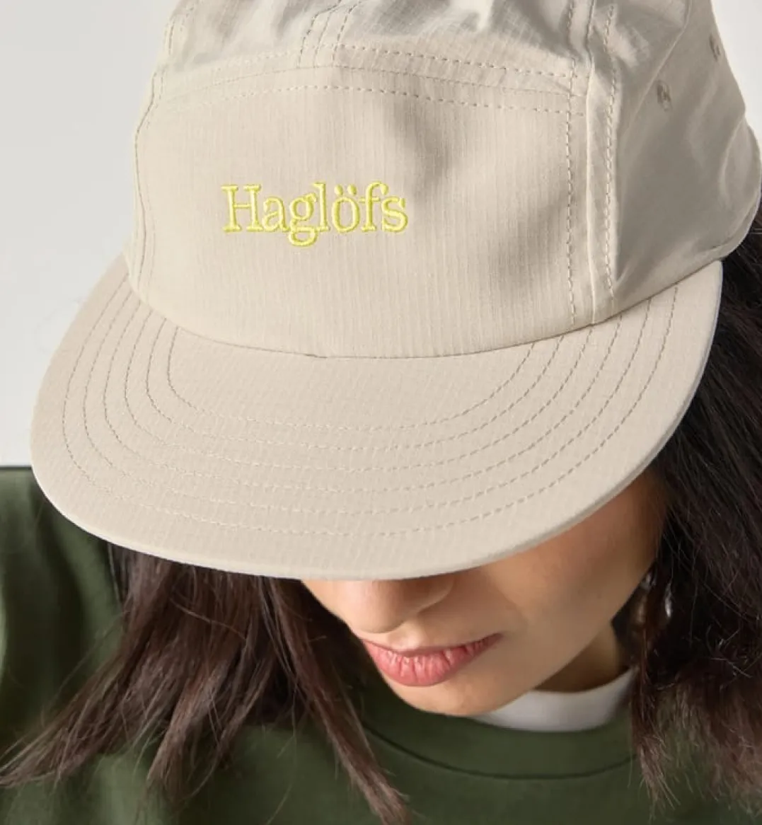 Haglöfs Brand Five Panel Cap Chalk Beige