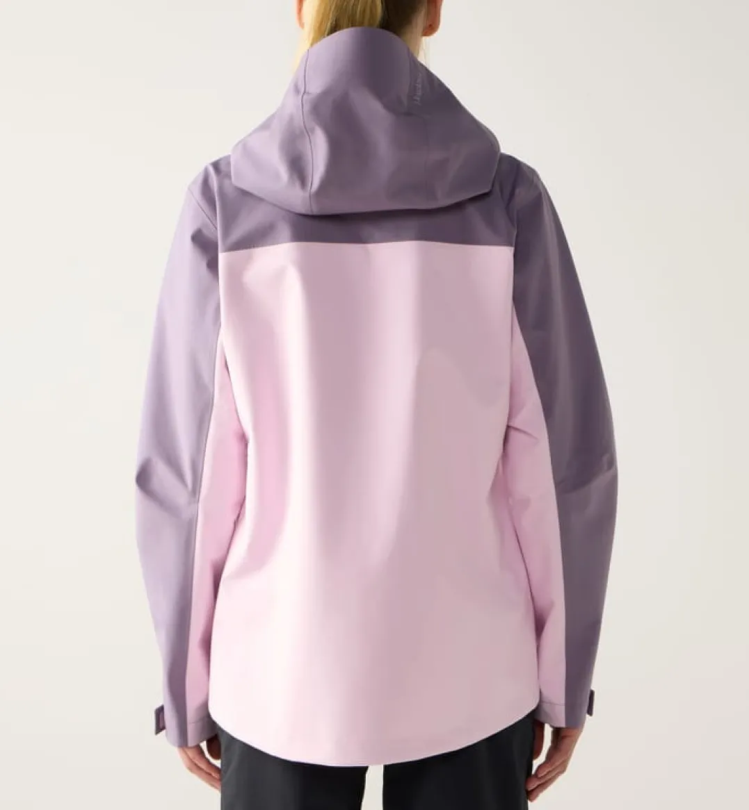 Haglöfs Front Proof Ii Jacket Women Purple Fog/fresh Pink
