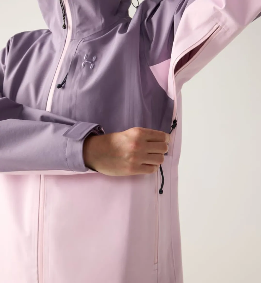 Haglöfs Front Proof Ii Jacket Women Purple Fog/fresh Pink
