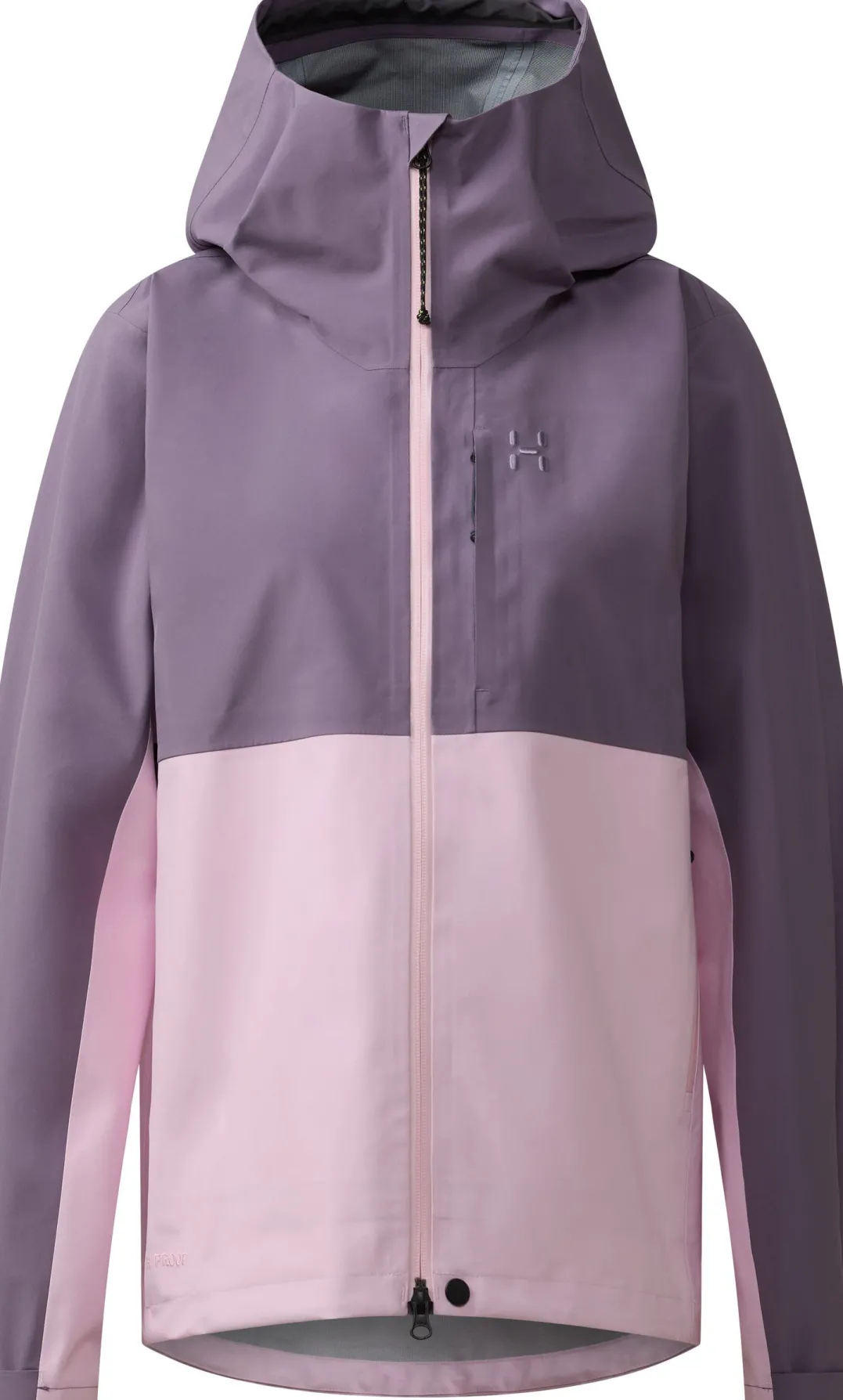 Haglöfs Front Proof Ii Jacket Women Purple Fog/fresh Pink