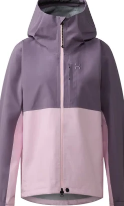 Haglöfs Front Proof Ii Jacket Women Purple Fog/fresh Pink