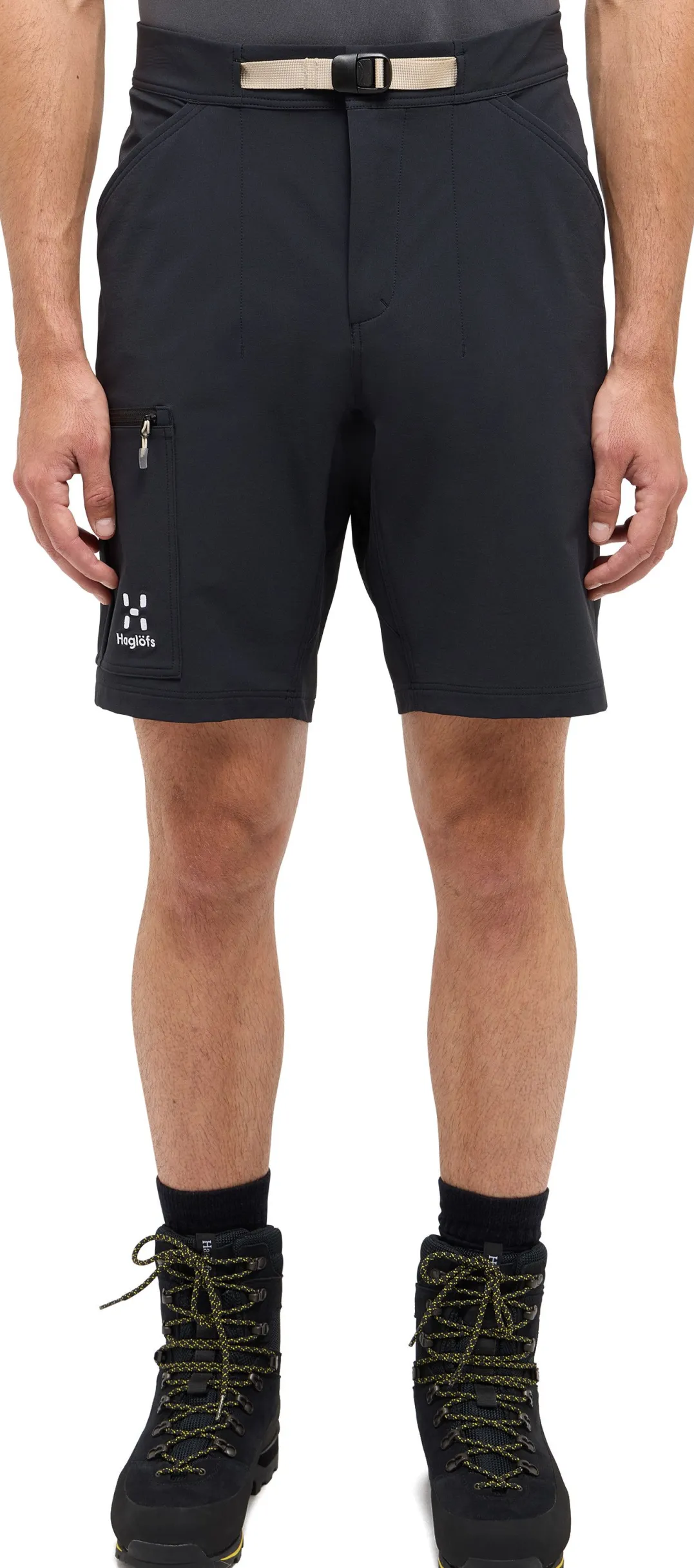 Haglöfs Lizard Softshell Shorts Men True Black