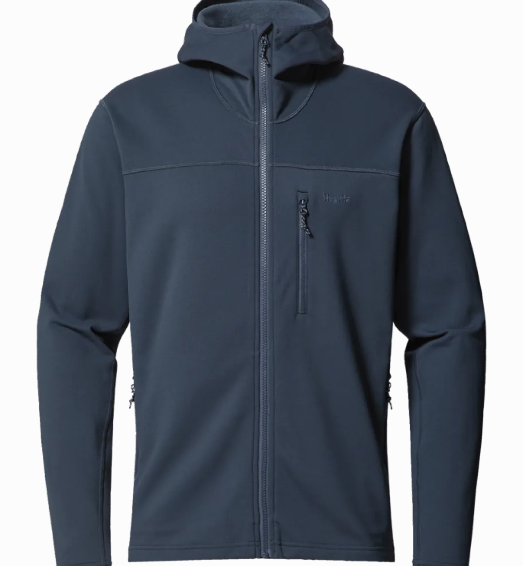 Haglöfs Men's Rosson Mid Hood Tarn Blue