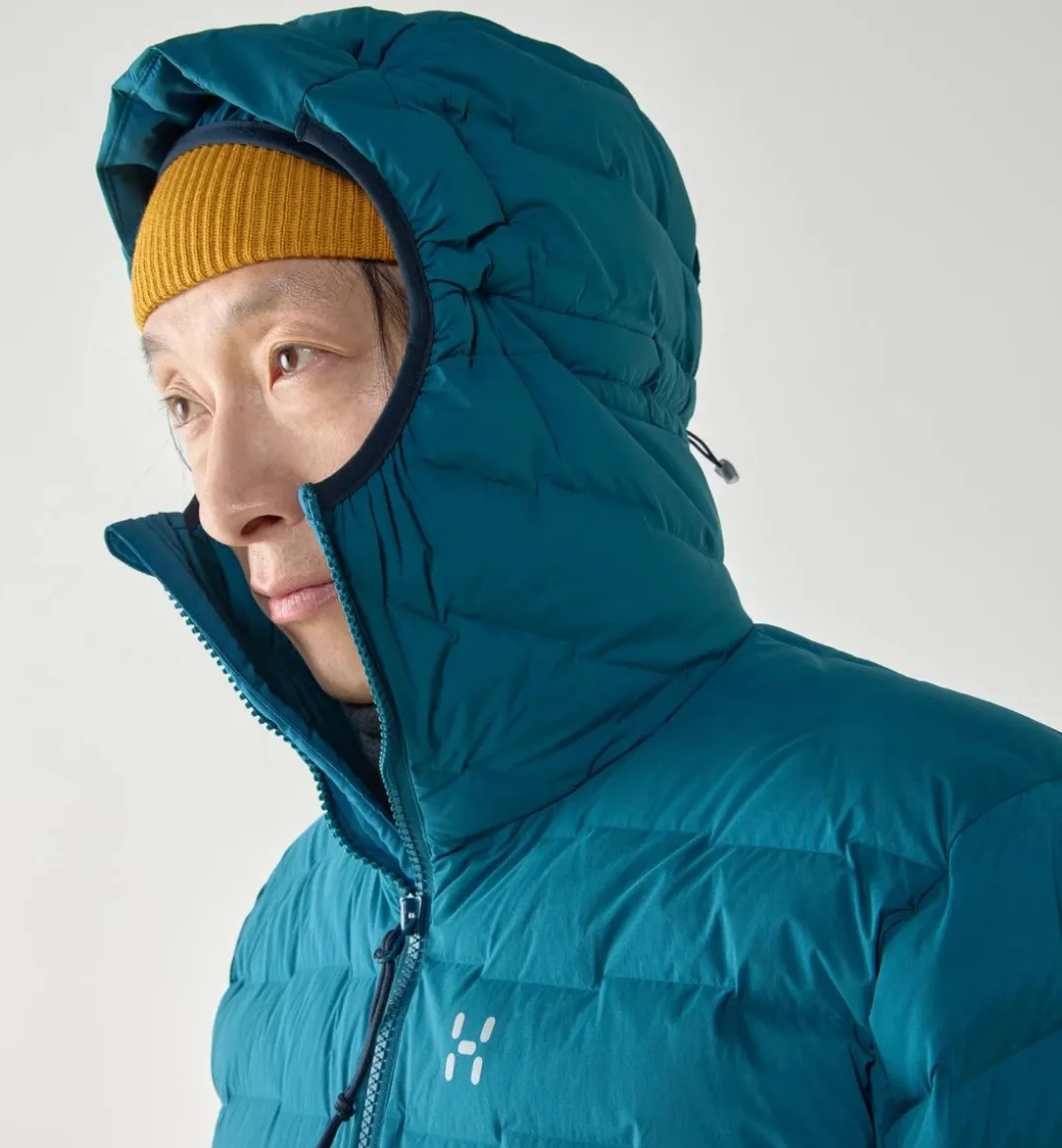 Haglöfs Men's Spitz Down Hood Deep Teal