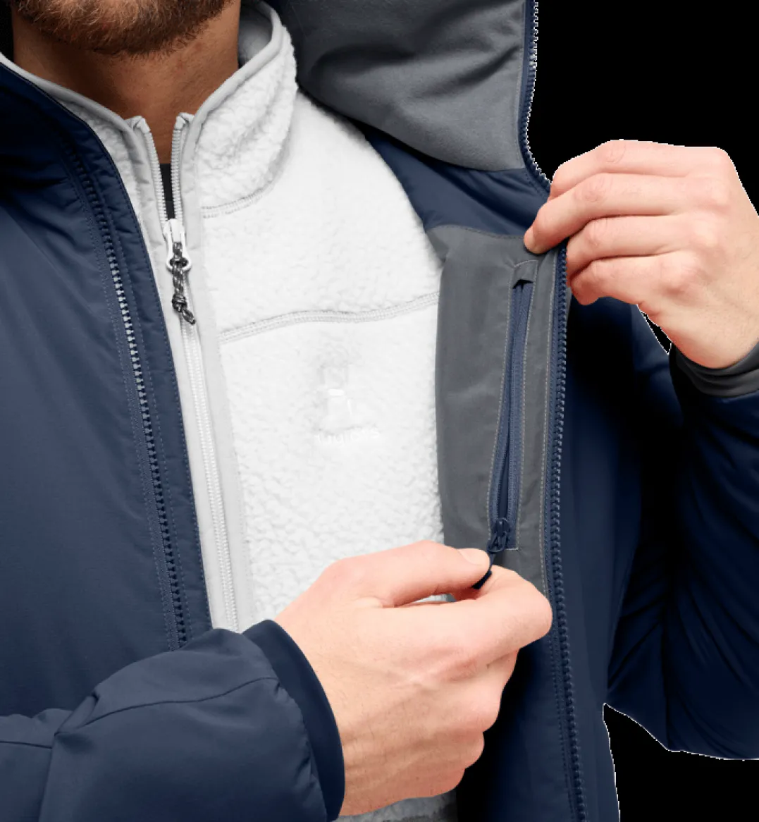 Haglöfs Mimic Alert Hood Men Tarn Blue