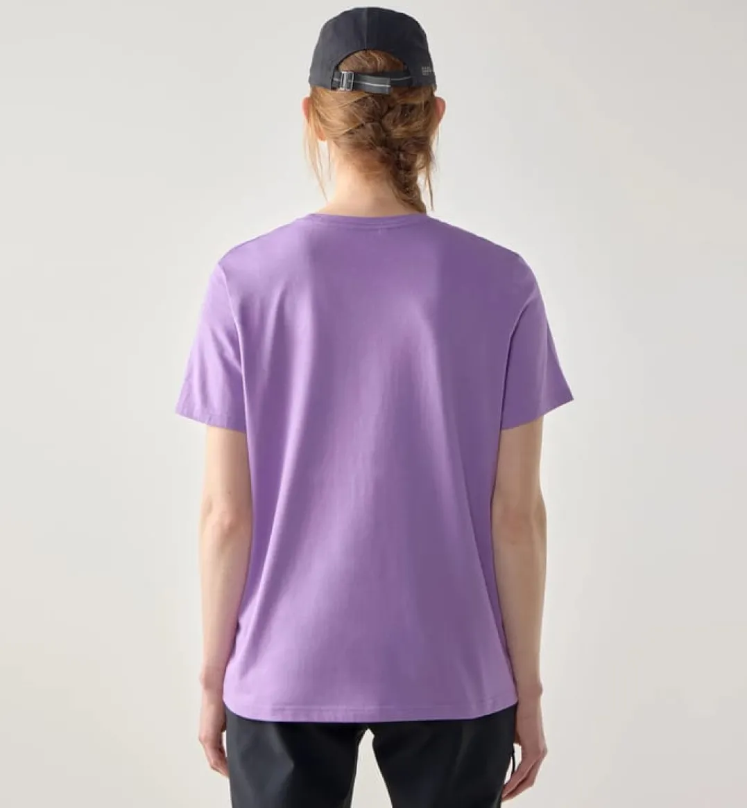 Haglöfs Outsiders Tee Women Purple Ice