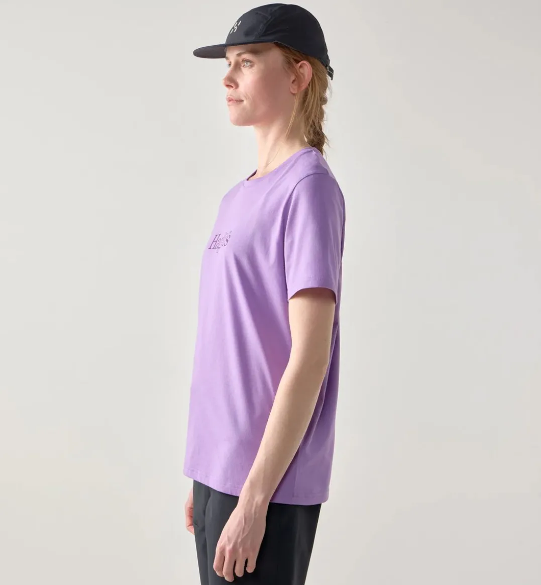 Haglöfs Outsiders Tee Women Purple Ice