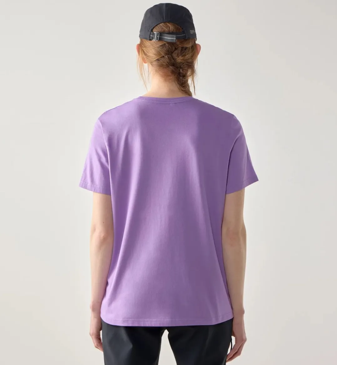 Haglöfs Outsiders Tee Women Purple Ice