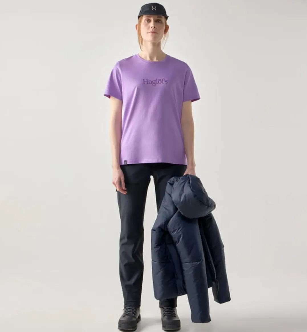 Haglöfs Outsiders Tee Women Purple Ice