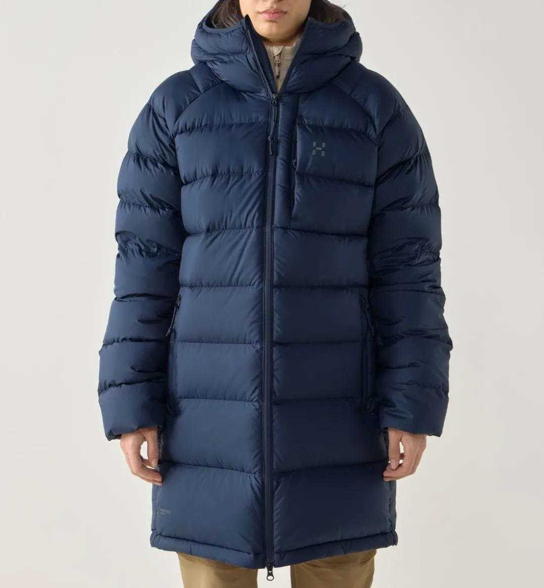 Haglöfs Rosson Down Parka Women Tarn Blue
