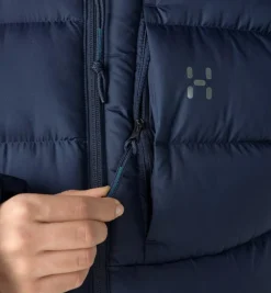 Haglöfs Rosson Down Parka Women Tarn Blue