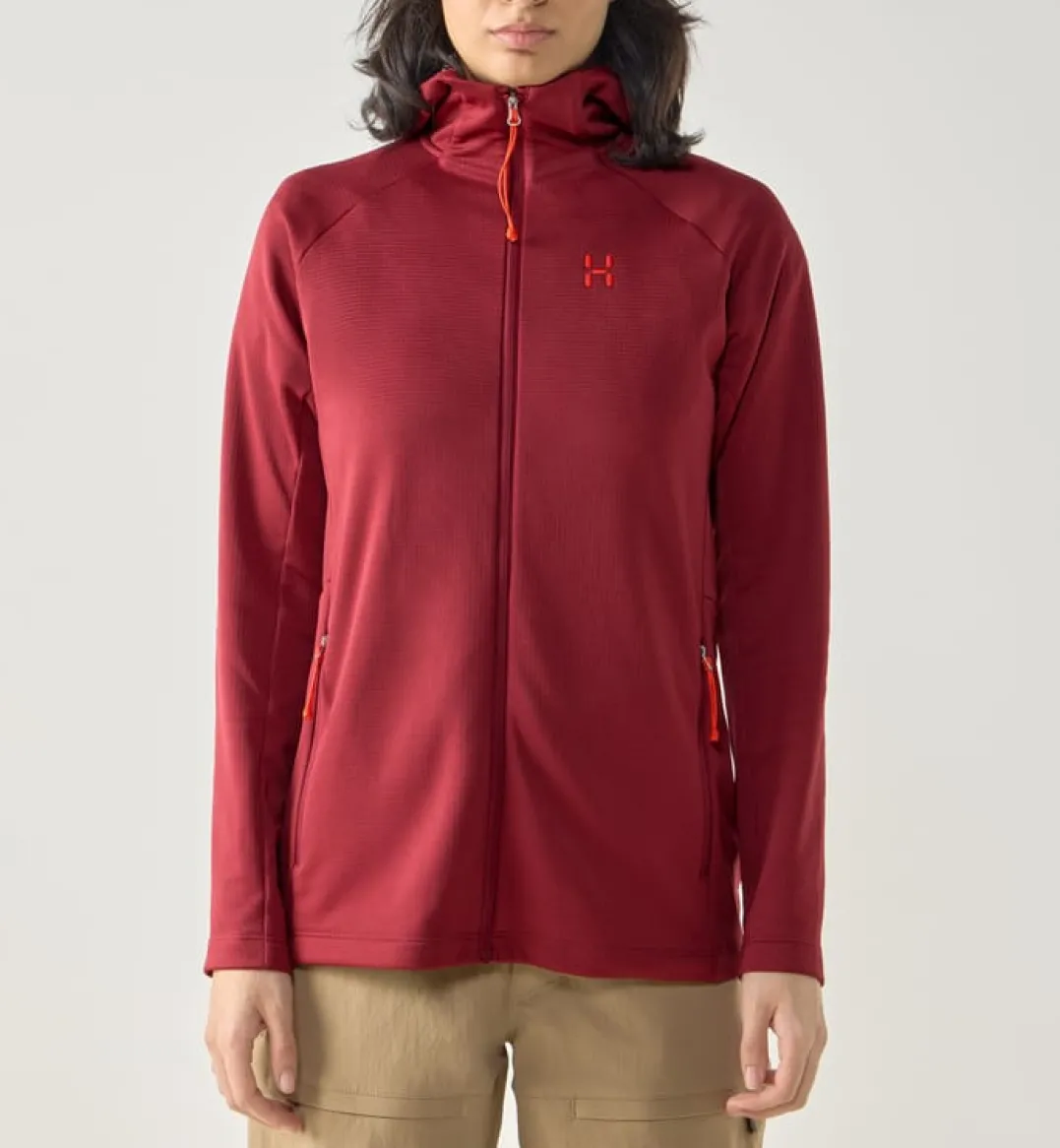 Haglöfs Women's Korp Mid Hood Carmine Red