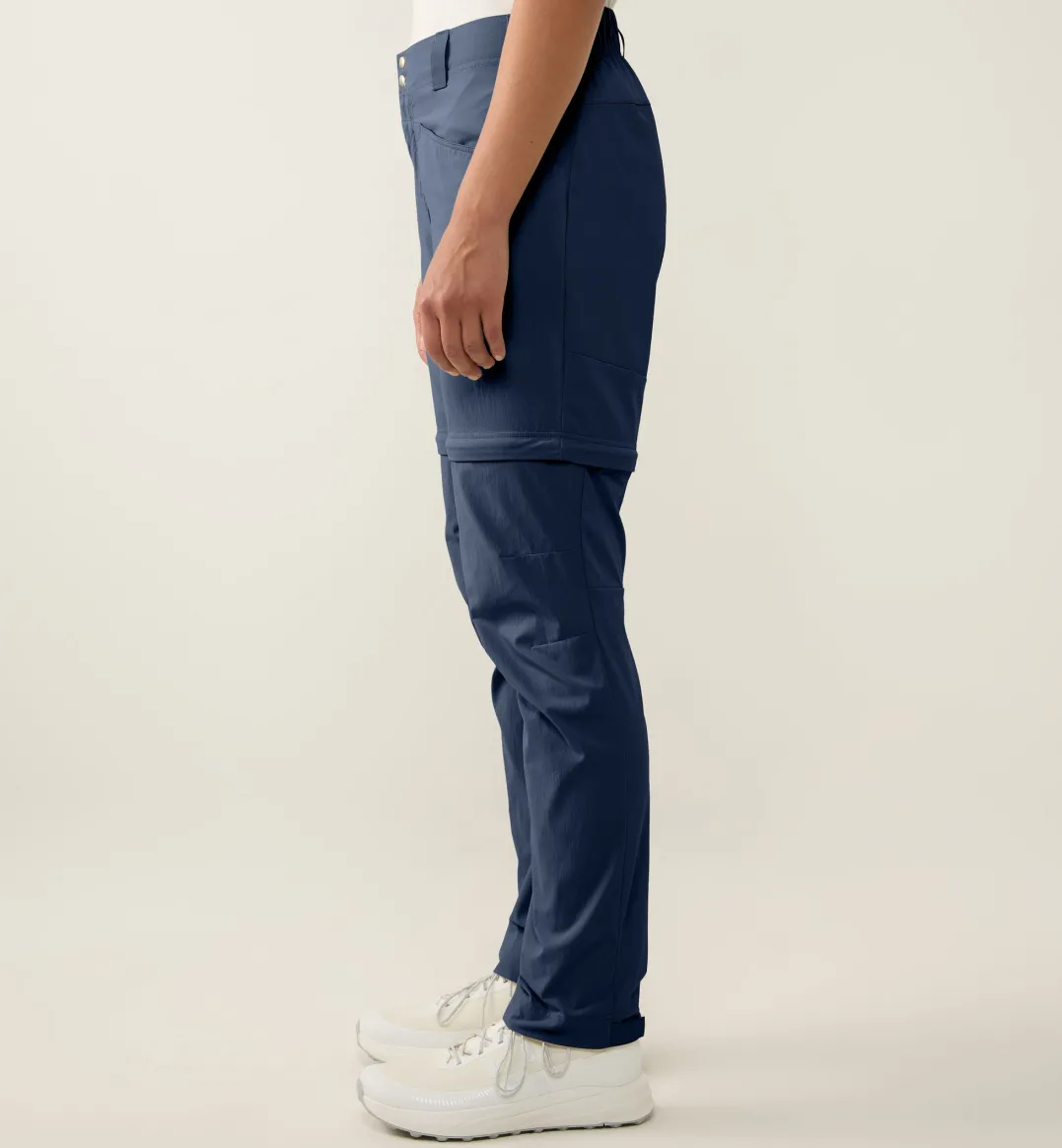 Haglöfs Women's Lite Standard Zip-Off II Pant Tarn Blue