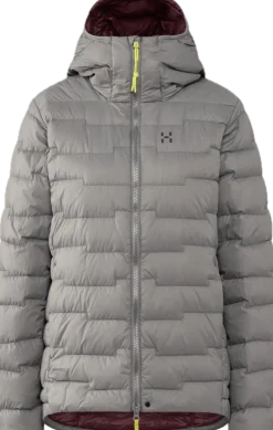 Haglöfs Women's Roc Flash Down Hood Stone Brick