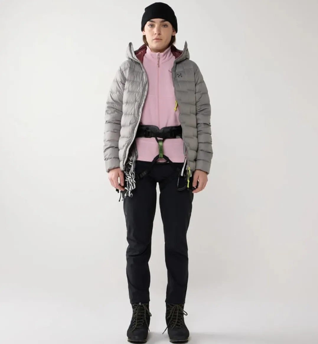 Haglöfs Women's Roc Flash Down Hood Stone Brick