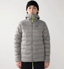 Haglöfs Women's Roc Flash Down Hood Stone Brick