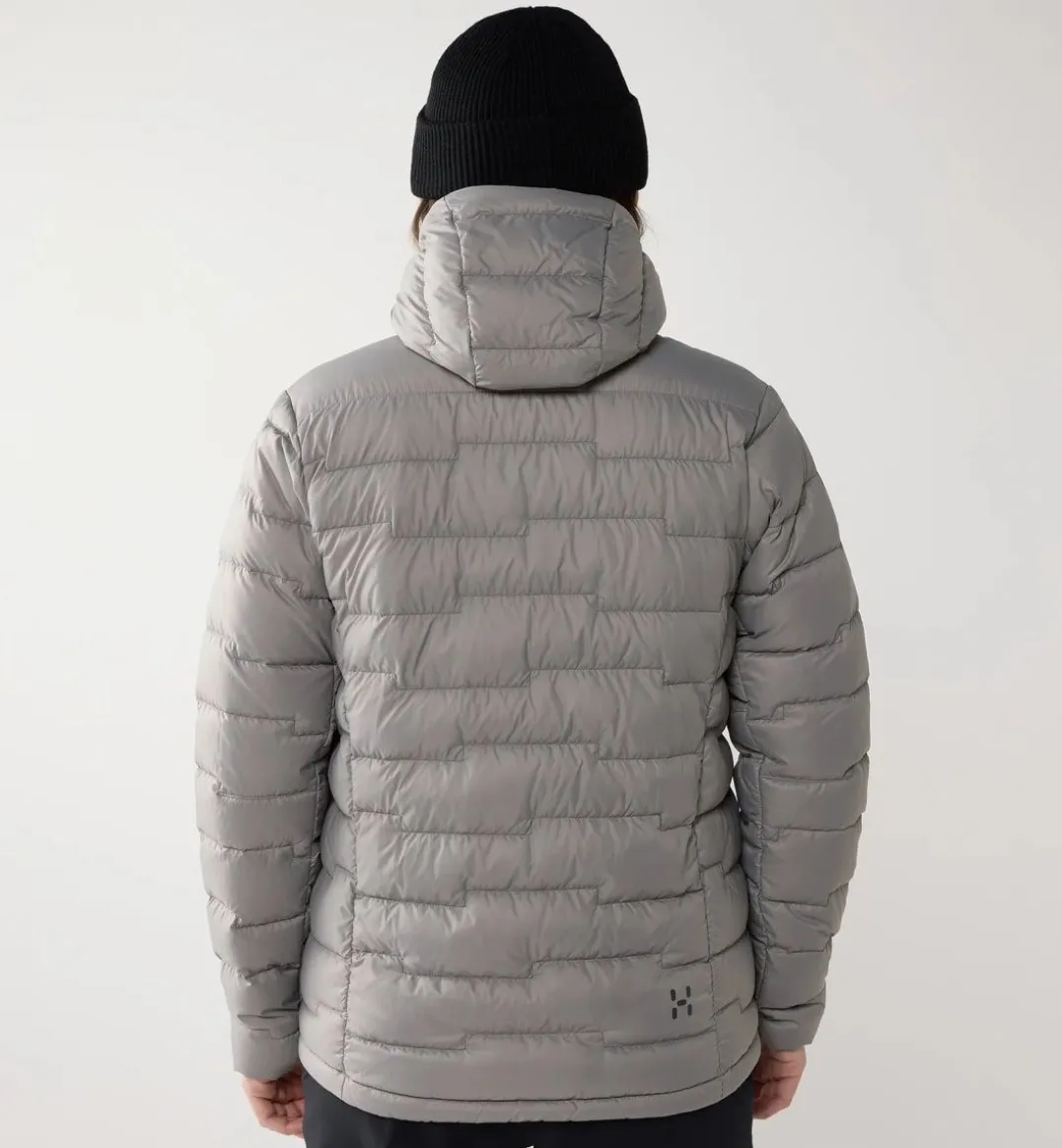 Haglöfs Women's Roc Flash Down Hood Stone Brick