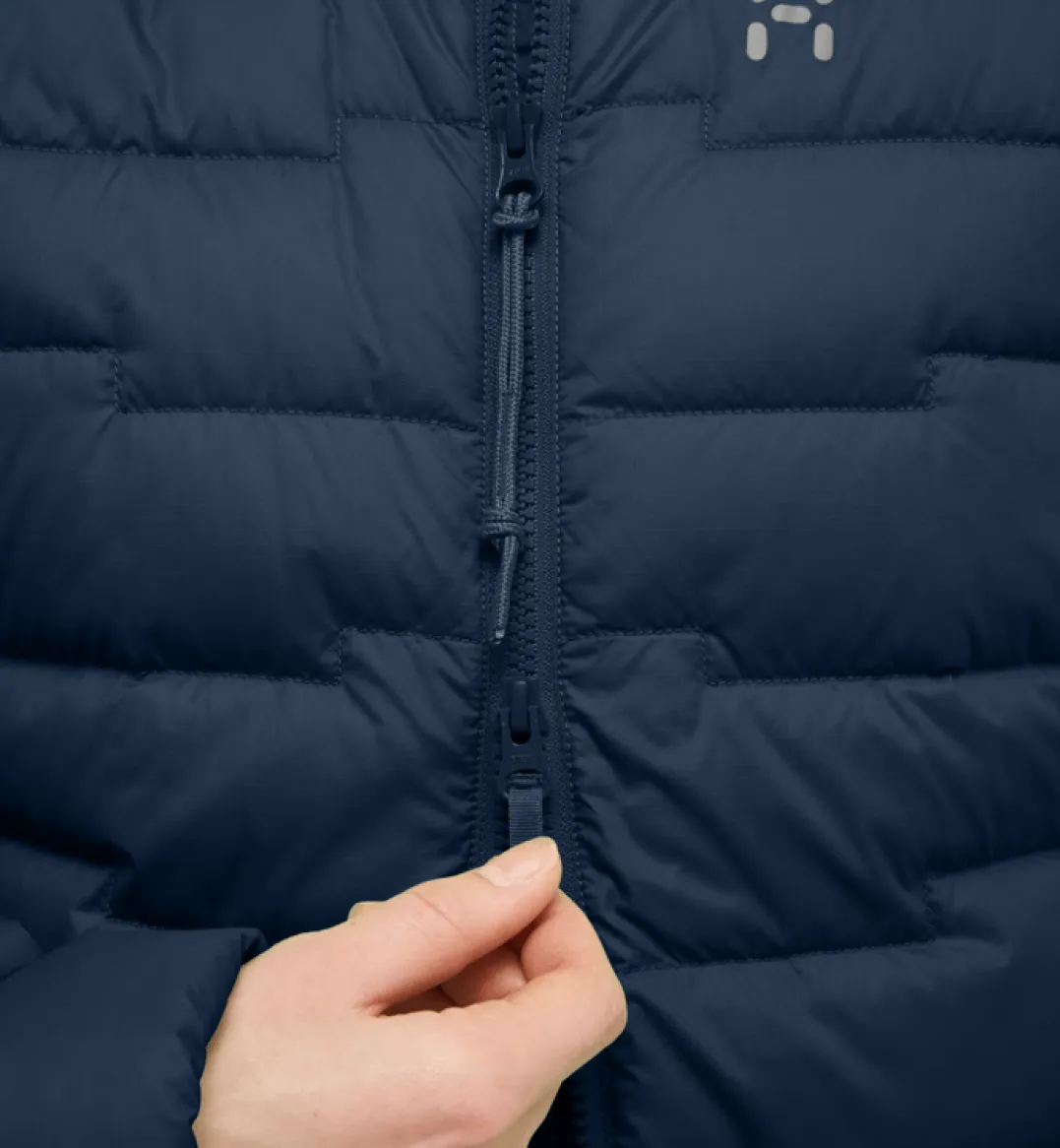 Haglöfs Women's Roc Flash Down Hood Tarn Blue