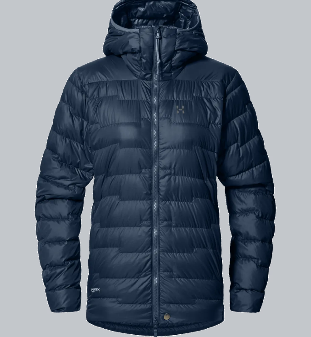 Haglöfs Women's Roc Flash Down Hood Tarn Blue