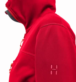 Haglöfs Women's Rosson Mid Hood Bright Red