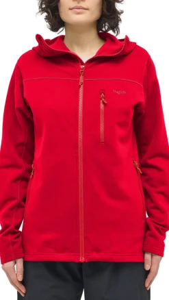 Haglöfs Women's Rosson Mid Hood Bright Red