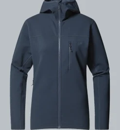 Haglöfs Women's Rosson Mid Hood Tarn Blue
