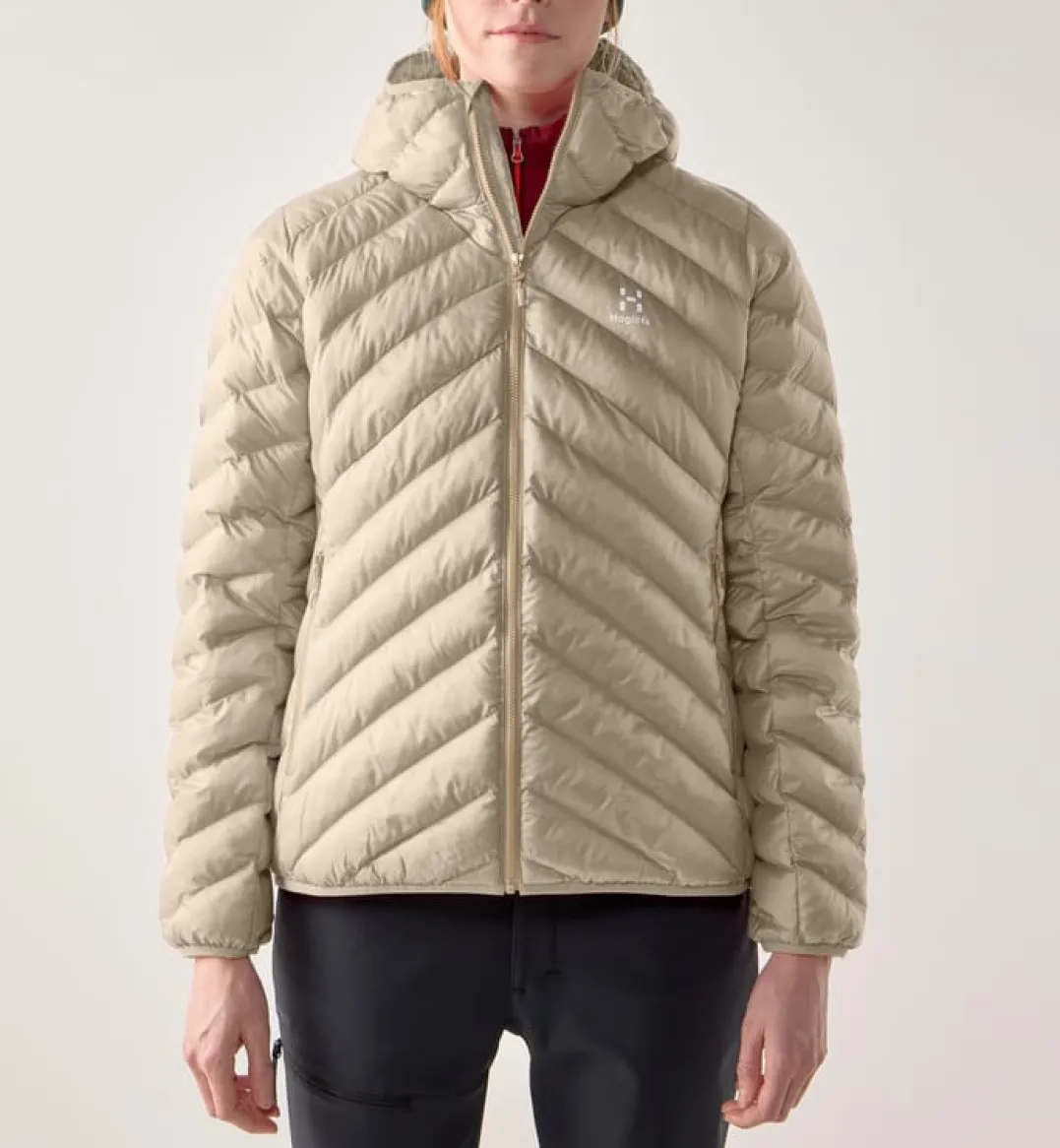 Haglöfs Women's Särna Mimic Hood Chalk Beige