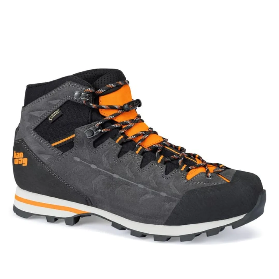 Hanwag Men's Makra Light Gtx Asphalt/Orange