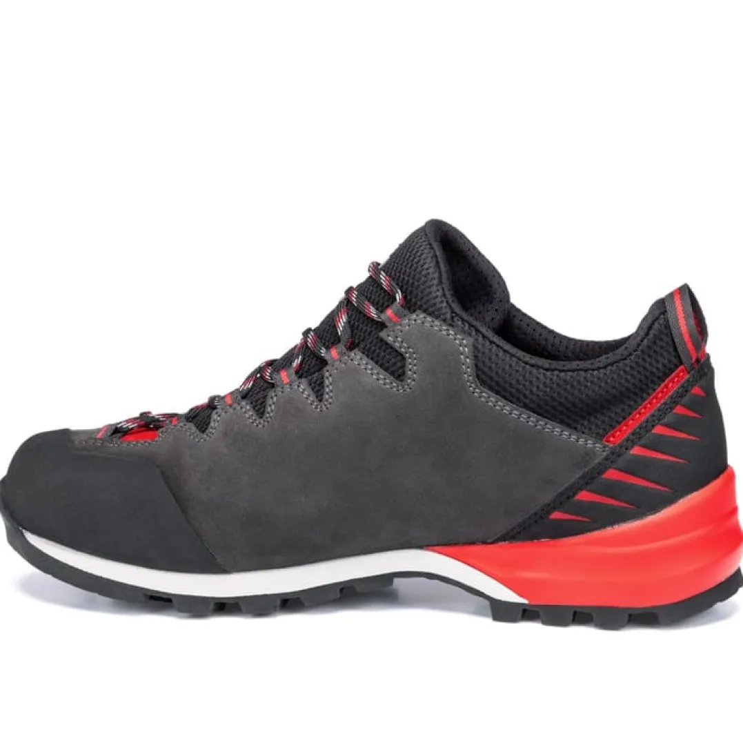 Hanwag Men's Makra Pro Low Asphalt/Red