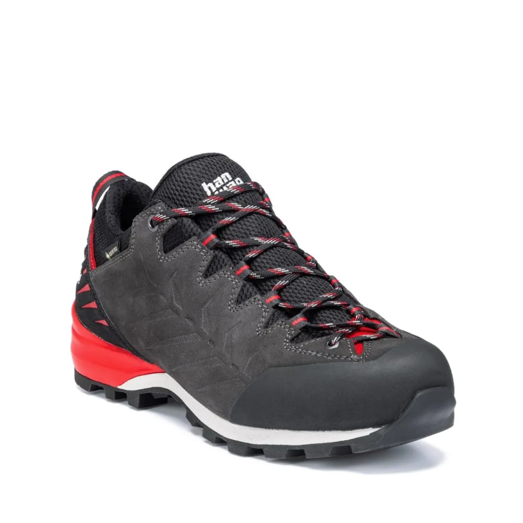 Hanwag Men's Makra Pro Low Asphalt/Red