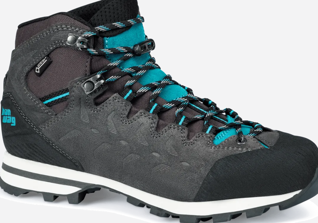 Hanwag Women's Makra Light Lady Gore-Tex Asphalt/Bluegreen