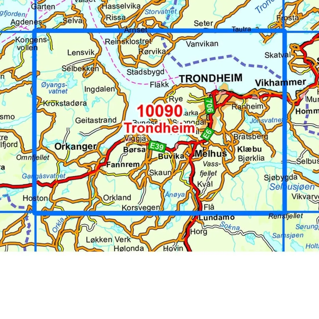.hd{margin-bottom:16px}Nordeca Trondheim Norge-Serien 1:50 000