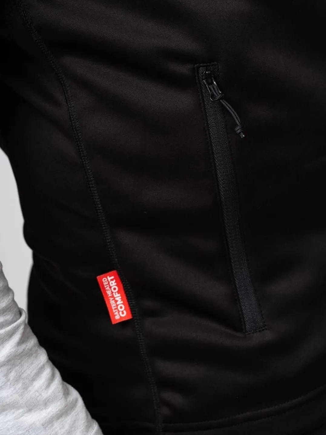 Heat Experience HeatX Heated Fleece Vest Mens Black