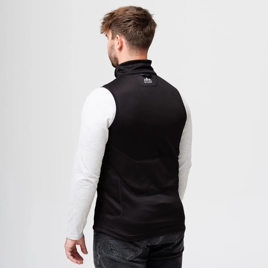 Heat Experience HeatX Heated Fleece Vest Mens Black