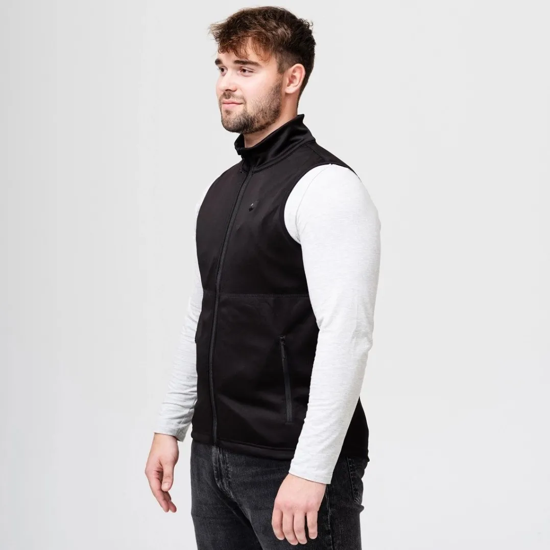 Heat Experience HeatX Heated Fleece Vest Mens Black