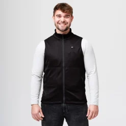 Heat Experience HeatX Heated Fleece Vest Mens Black