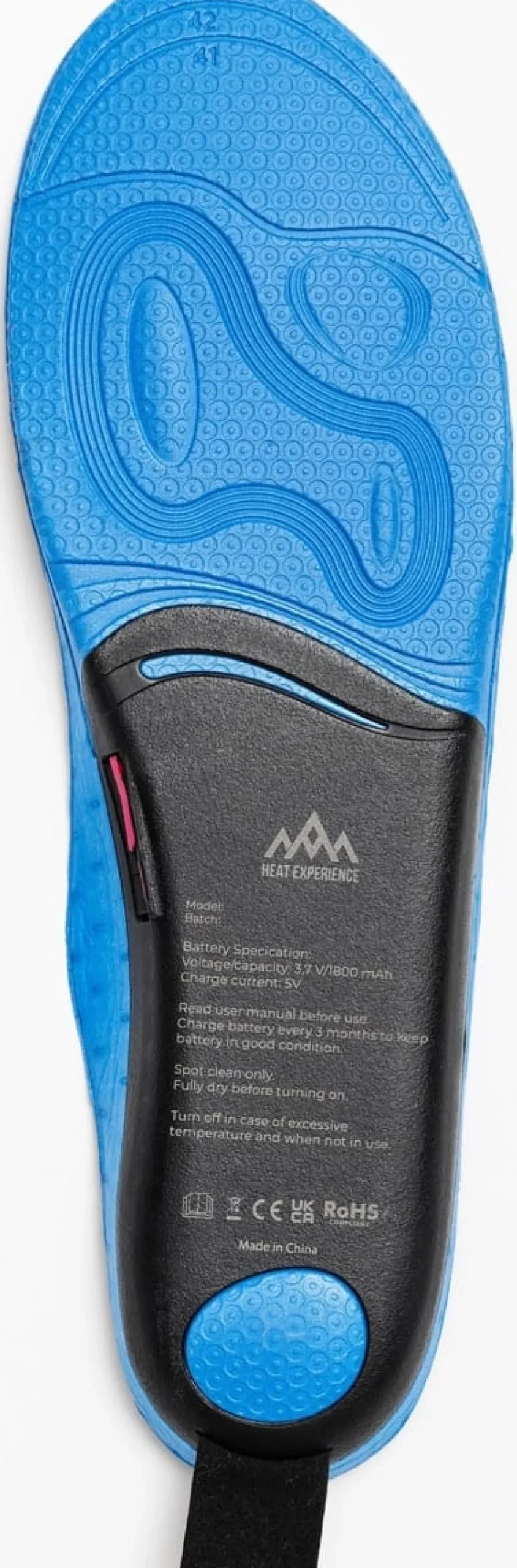 Heat Experience Heatx Heated App Insoles Blue