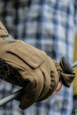 Heat Experience HEHS heated hunting gloves Green/black