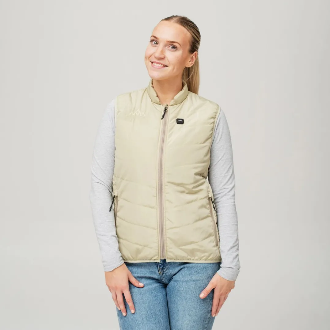 Heat Experience Women's Heated Everyday Vest Tidal Foam