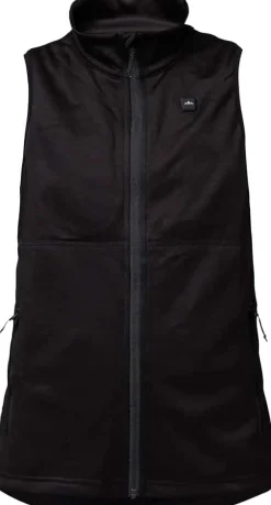 Heat Experience Women's HeatX Heated Fleece Vest Black