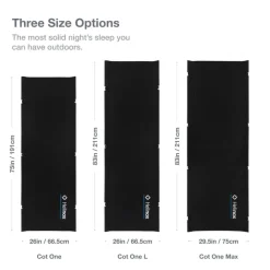 Helinox Cot One Convertible Long Black/O Blue