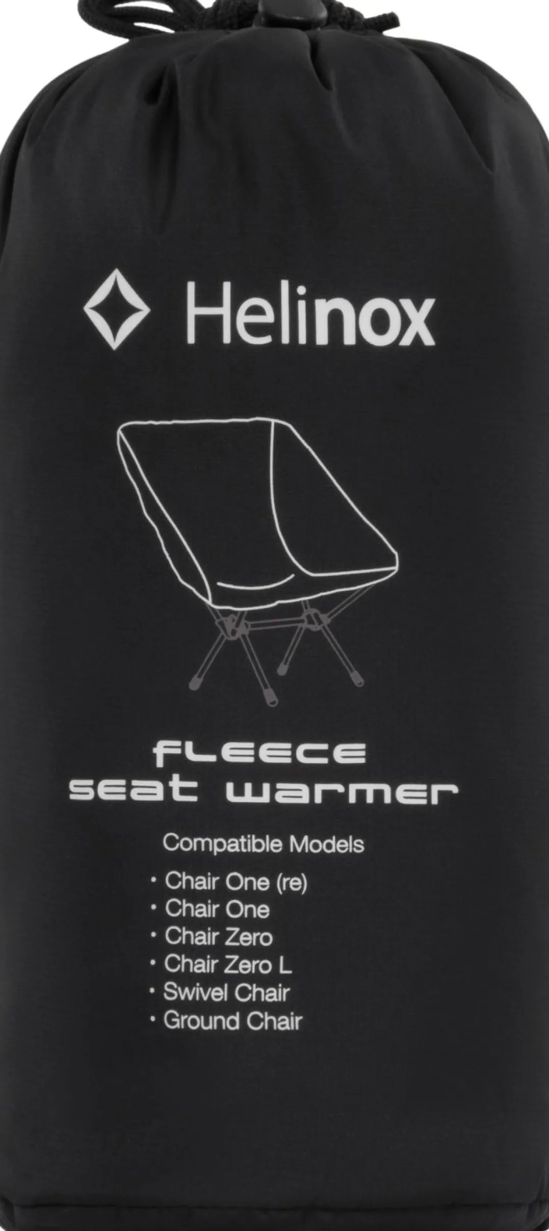 Helinox Fleece Seat Warmer For Chair One (Re) Black
