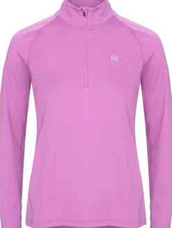 Hellner Core Running Halfzip LS Tee Wmn Mulberry