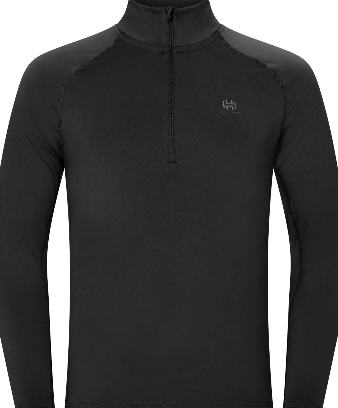 Hellner Core Running Halfzip LS Tee Men Black Beauty