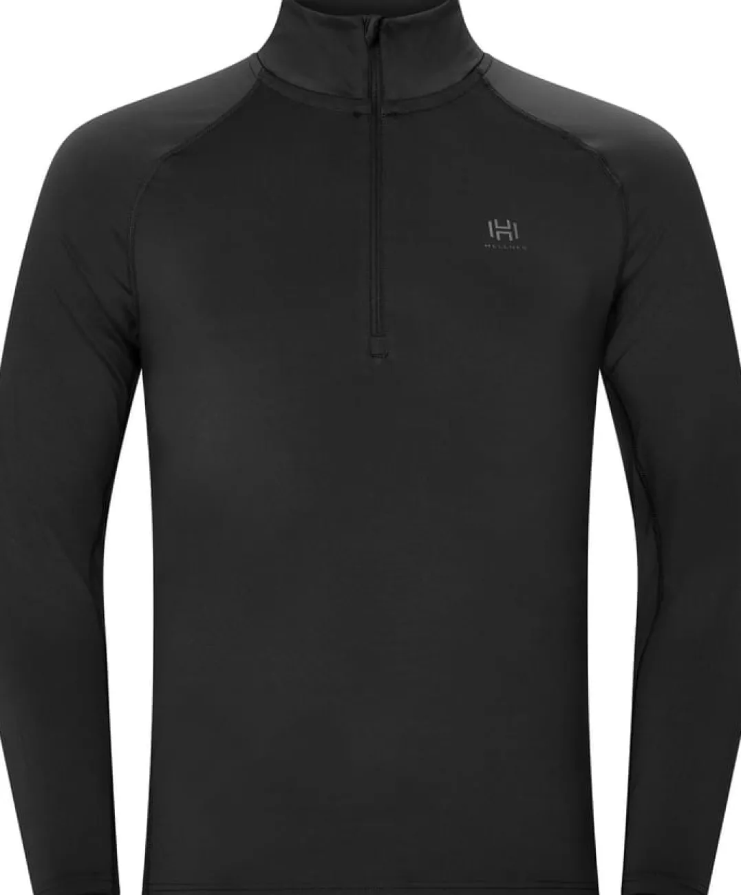 Hellner Core Running Halfzip LS Tee Men Black Beauty