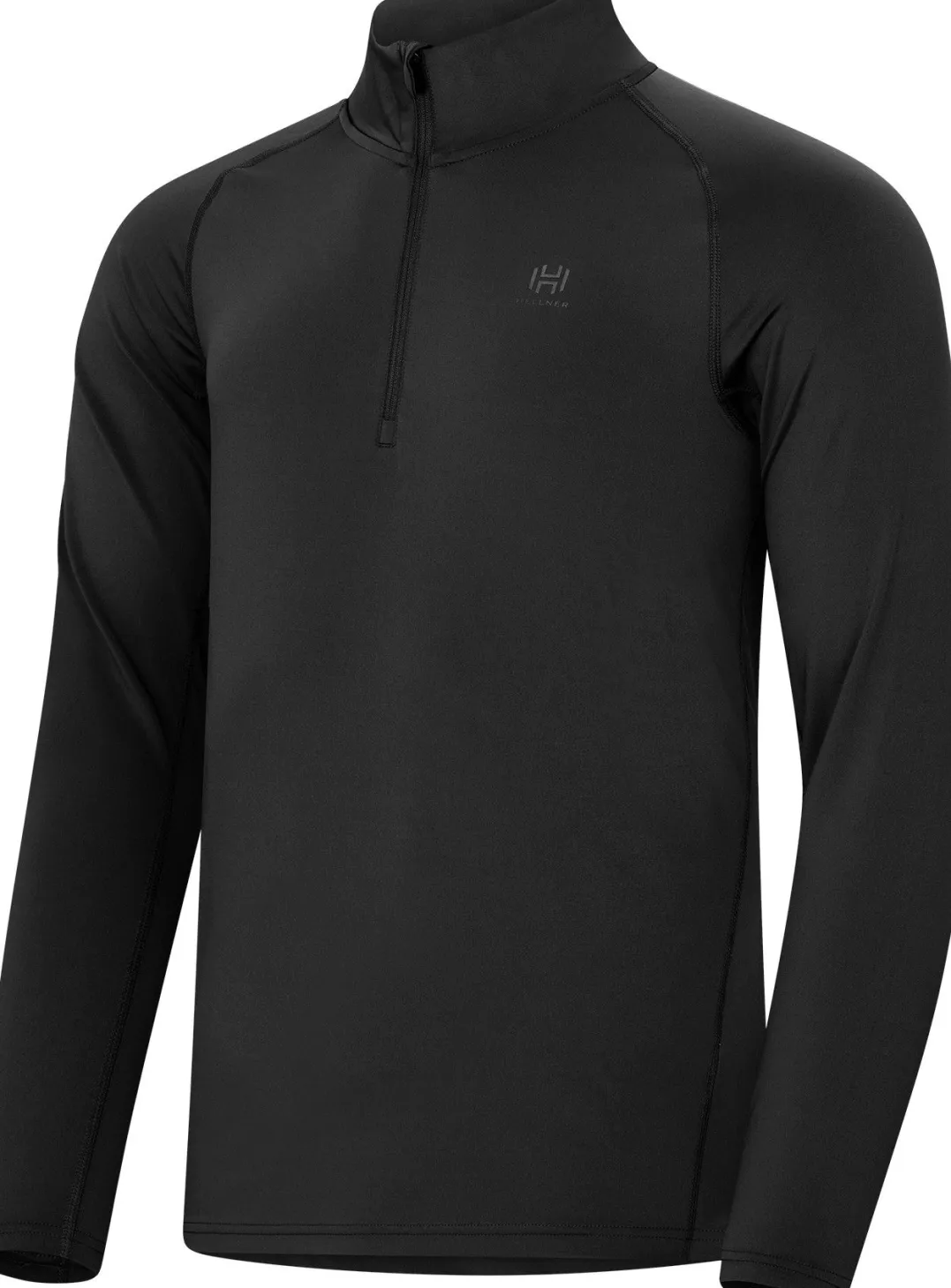 Hellner Core Running Halfzip LS Tee Men Black Beauty