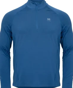 Hellner Core Running Halfzip LS Tee Men Ensign Blue