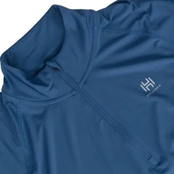 Hellner Core Running Halfzip LS Tee Men Ensign Blue