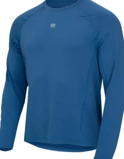 Hellner Men's Core Running Rn Long Sleeve Tee Ensign Blue