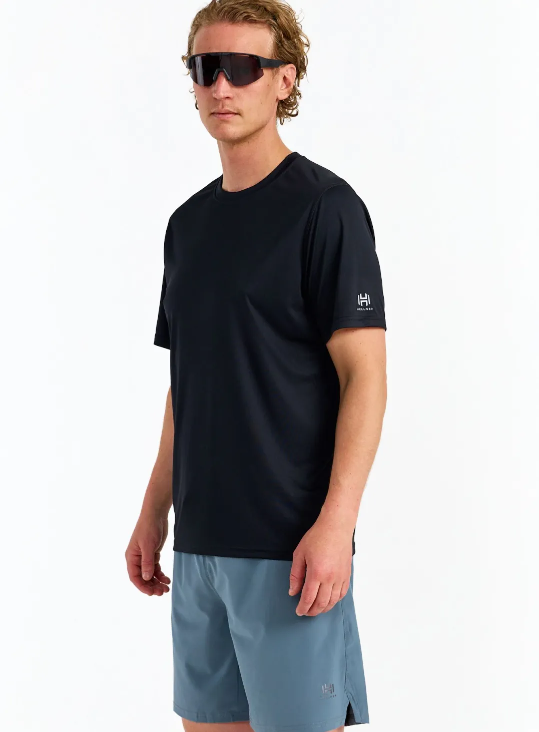 Hellner Men's Core Running Tee Black Beauty